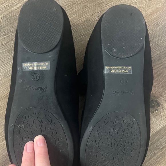 Dream Pairs Women's Black Ankle Strap Flats 9.5 - Picture 3 of 5